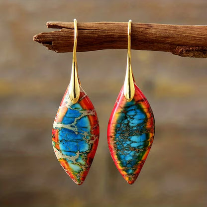 Pendientes Boho Piedra Natural
