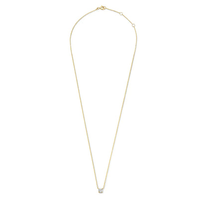 Collar de Piedra de Moisanita Cléa | Oro