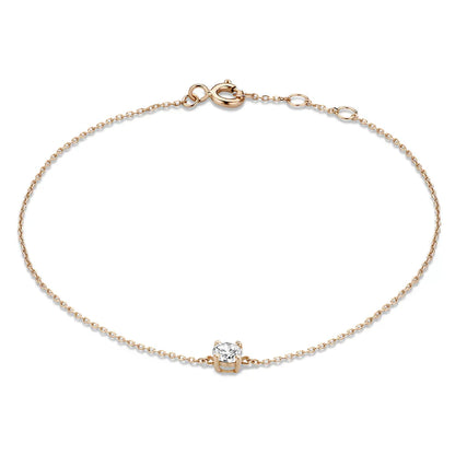 Pulsera de Piedra de Moisanita Cléa | Oro