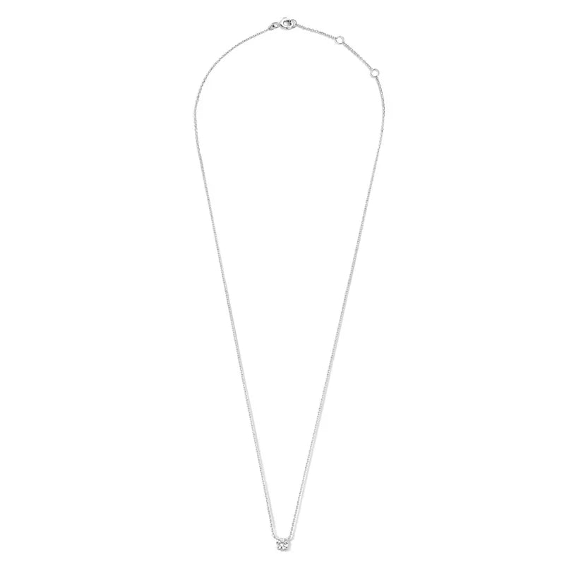 Collar con Piedra Clea | Oro Blanco