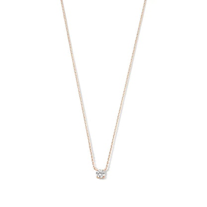 Collar de Piedra de Moisanita Cléa | Oro