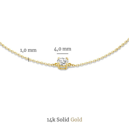 Set de Piedra de Moisanita Cléa | Oro